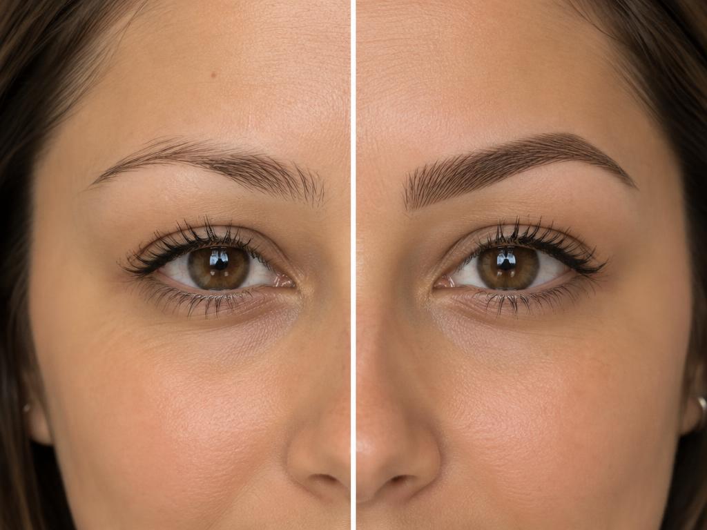 Före och efter: Microblading