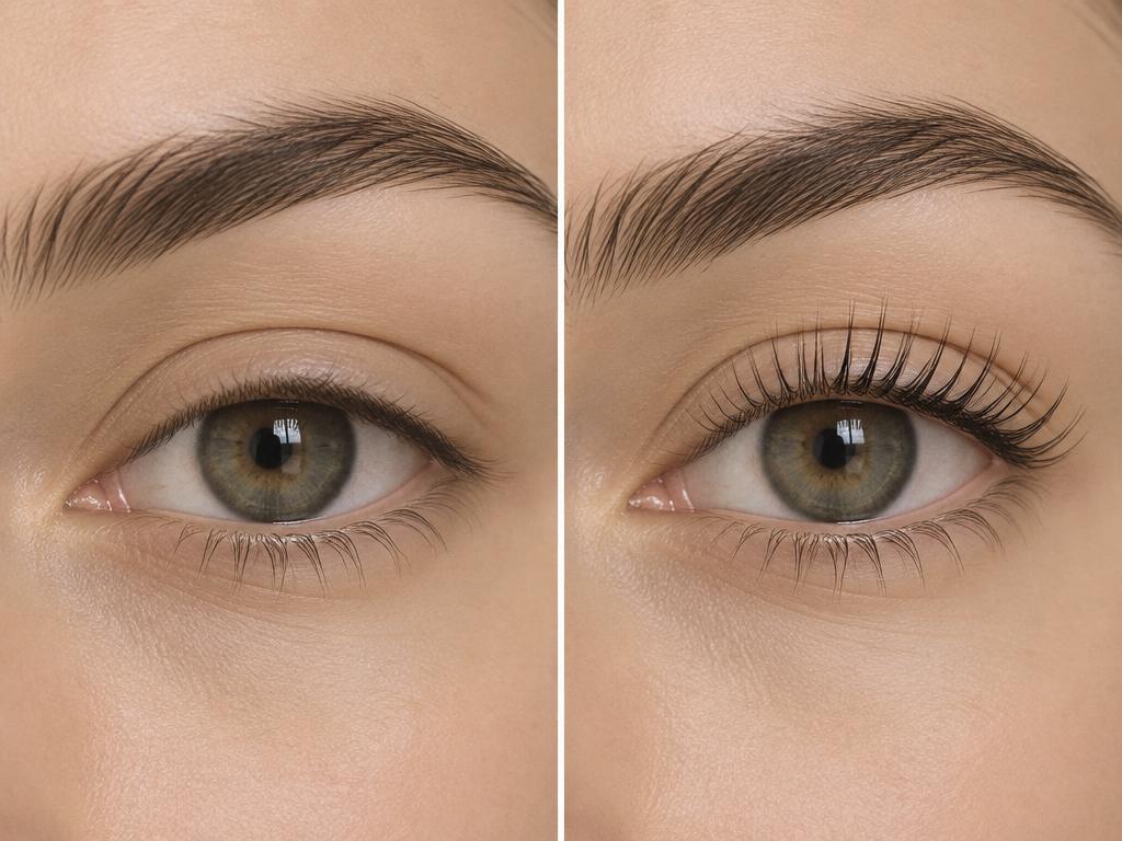 Före och efter: Lash Lift